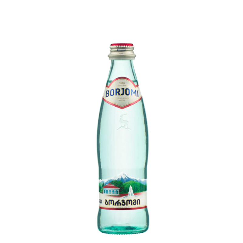 Вода мінеральна BORJOMI, сильногазована, 0,33л